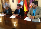Diputación y Aspanias han rubricado el convenio.